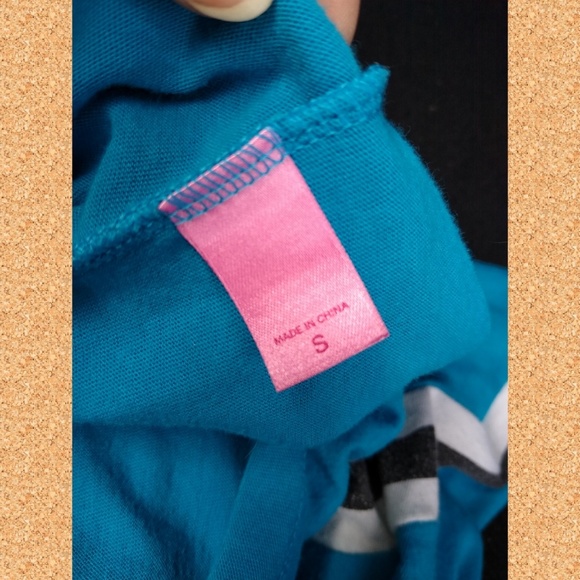 PINK VICTORIA'S SECRET Carolina Panthers top - Picture 4 of 6